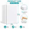 Exerz 60x100cm Stretched Canvas 4pk - 1.7cm/ 280GSM 100% Cotton