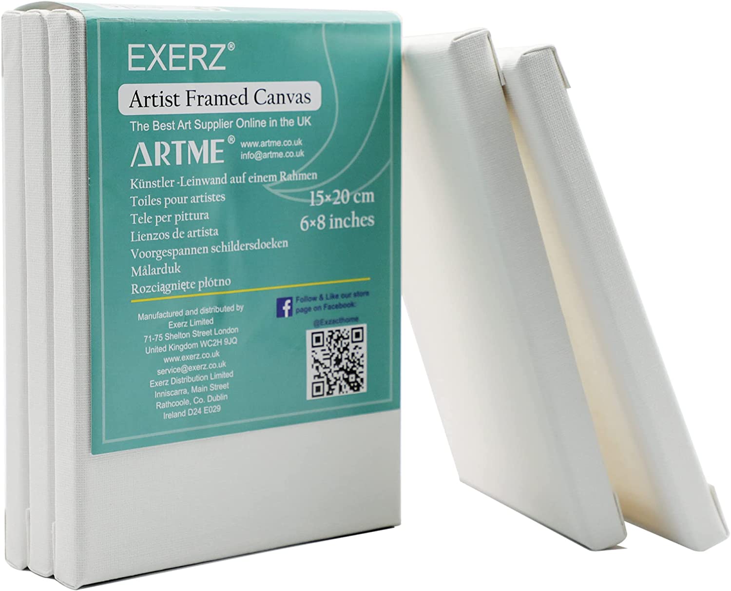 Exerz Stretched Canvas 5pk 15x20cm