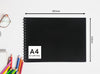 Artme A4 Sketch Pad, 30 Sheets 160gsm, Spiral Bound, Sketchbook - 1pk