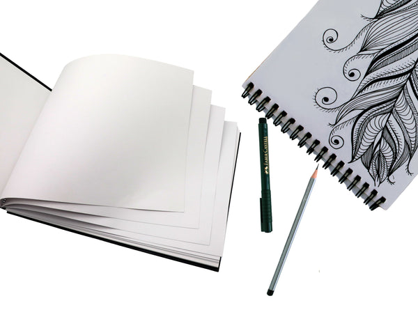 Artme A4 Sketch Pad, 30 Sheets 160gsm, Spiral Bound, Sketchbook - 2pk