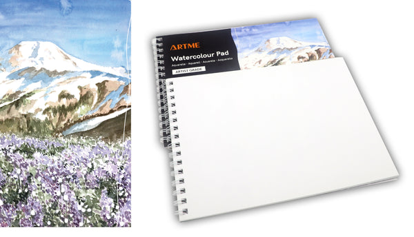 Artme A4 Watercolour Pad 12sheets 300g - 3pk