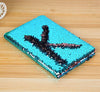 Exerz Reversible Sequin Notebook A5 Size - Teal/Pink