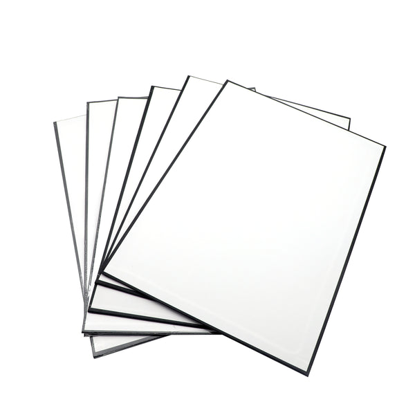 Exerz 30x40cm Black Canvas Panels 3mm 6pcs - A3 Canvas Board 100% Cotton 280gsm
