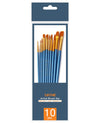 Artme Artist Brush Set 10pcs Synthetic Hair forWatercolour Acrylic Gouache Oil