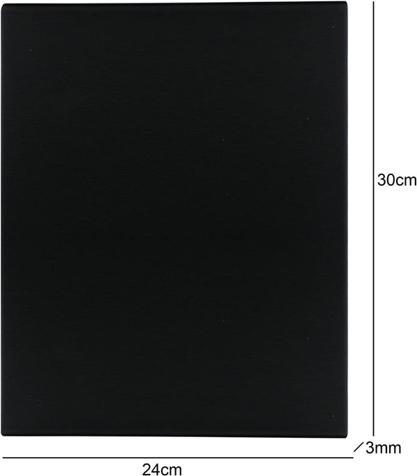 Exerz Canvas Panels 6pcs 24x30cm Black