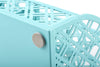 EXERZ Desk Organiser with 7 Compartments -Mesh Desk Tidy Caddy - Turquoise