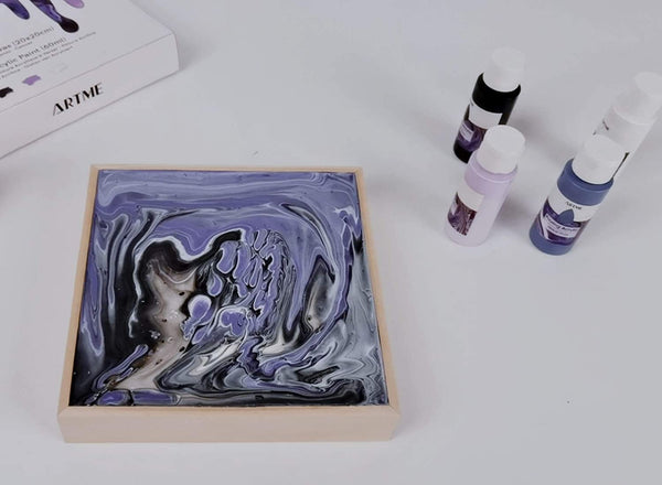 Artme Pouring Acrylic Paint Art Set (Sapphire Crystal)